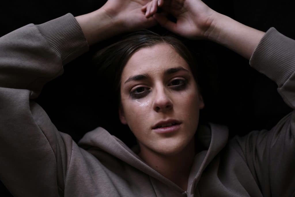 woman being depressed