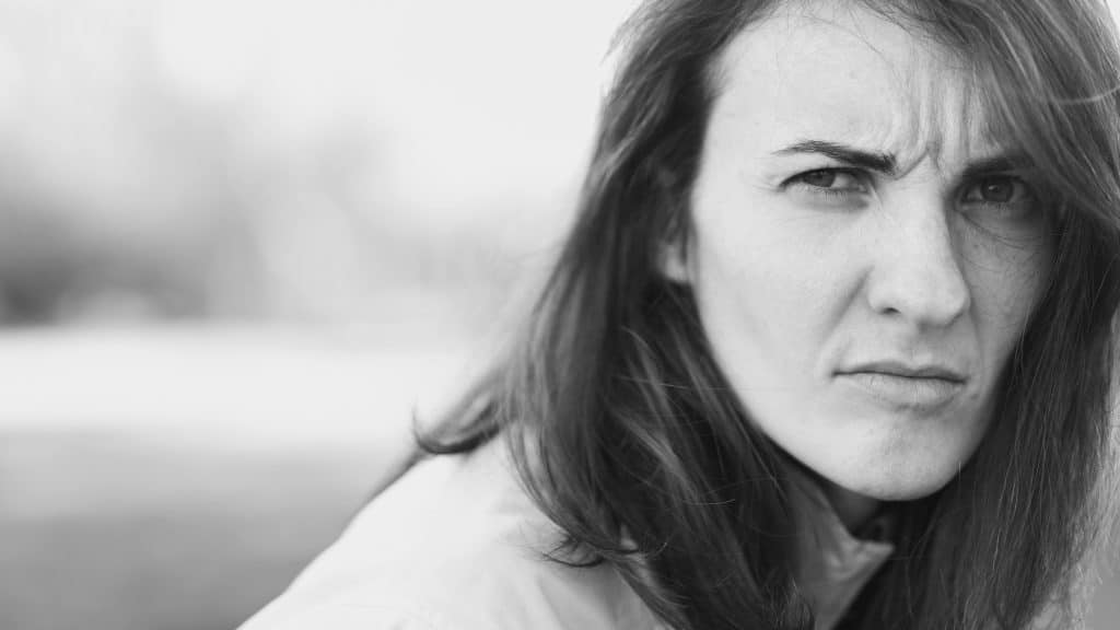 angry woman