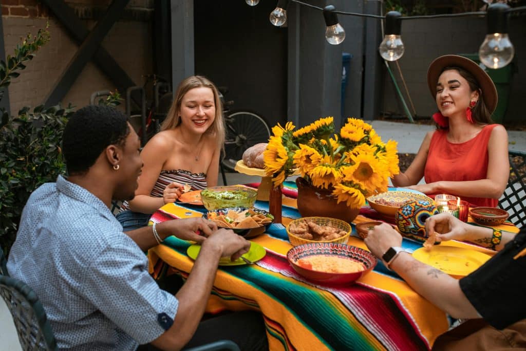 people having food