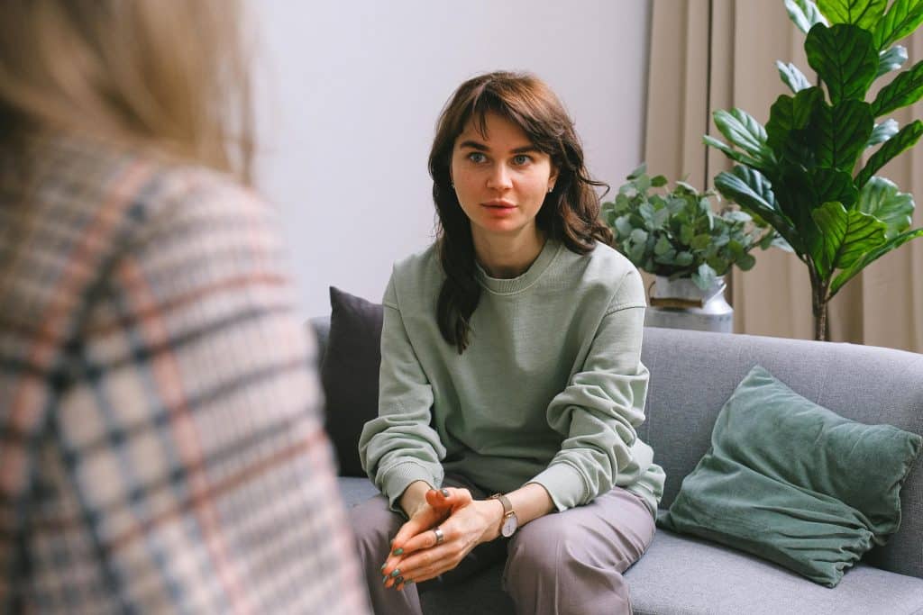 woman at an appointment