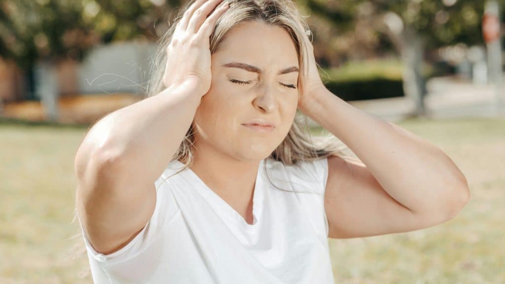 woman struggling with addiction
